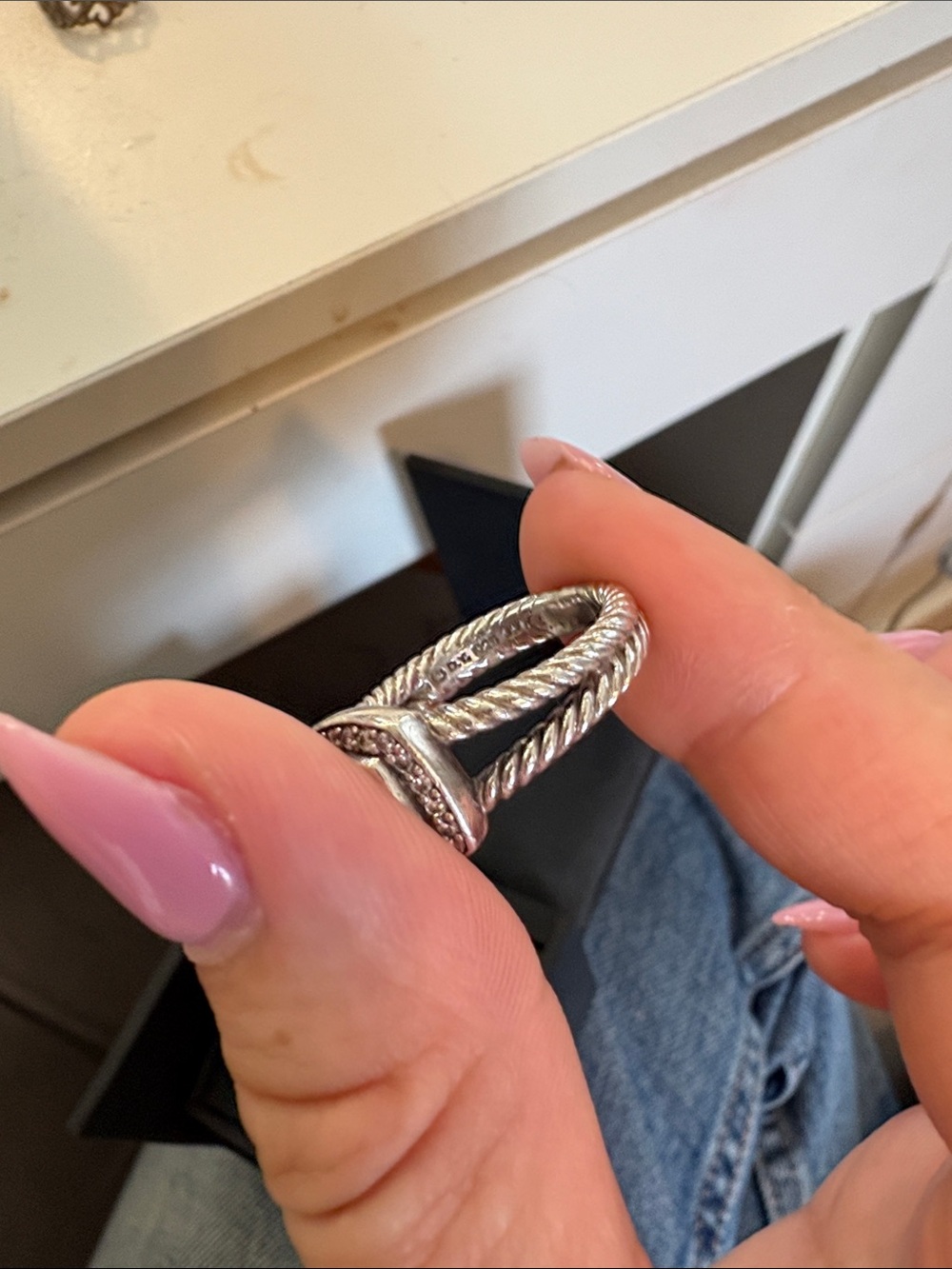 David Yurman petite albion ring - Picture 4 of 5